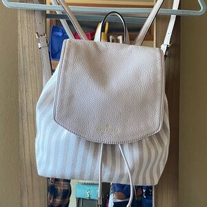 EUC Kate Spade Mulberry Street small Breezy striped backpack